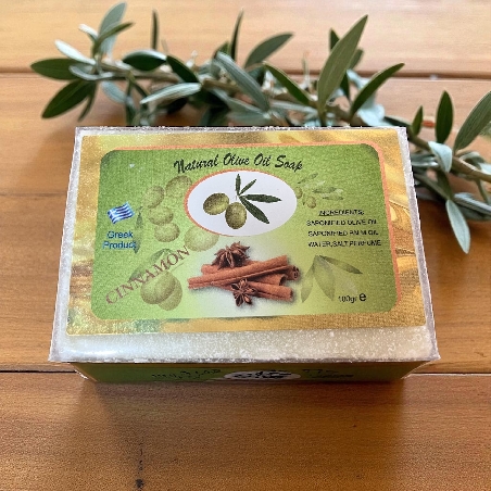 Natural Olive Oil Soap with Cinnamon