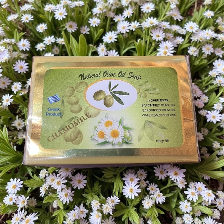 Natural Olive Oil Soap with Chamomile