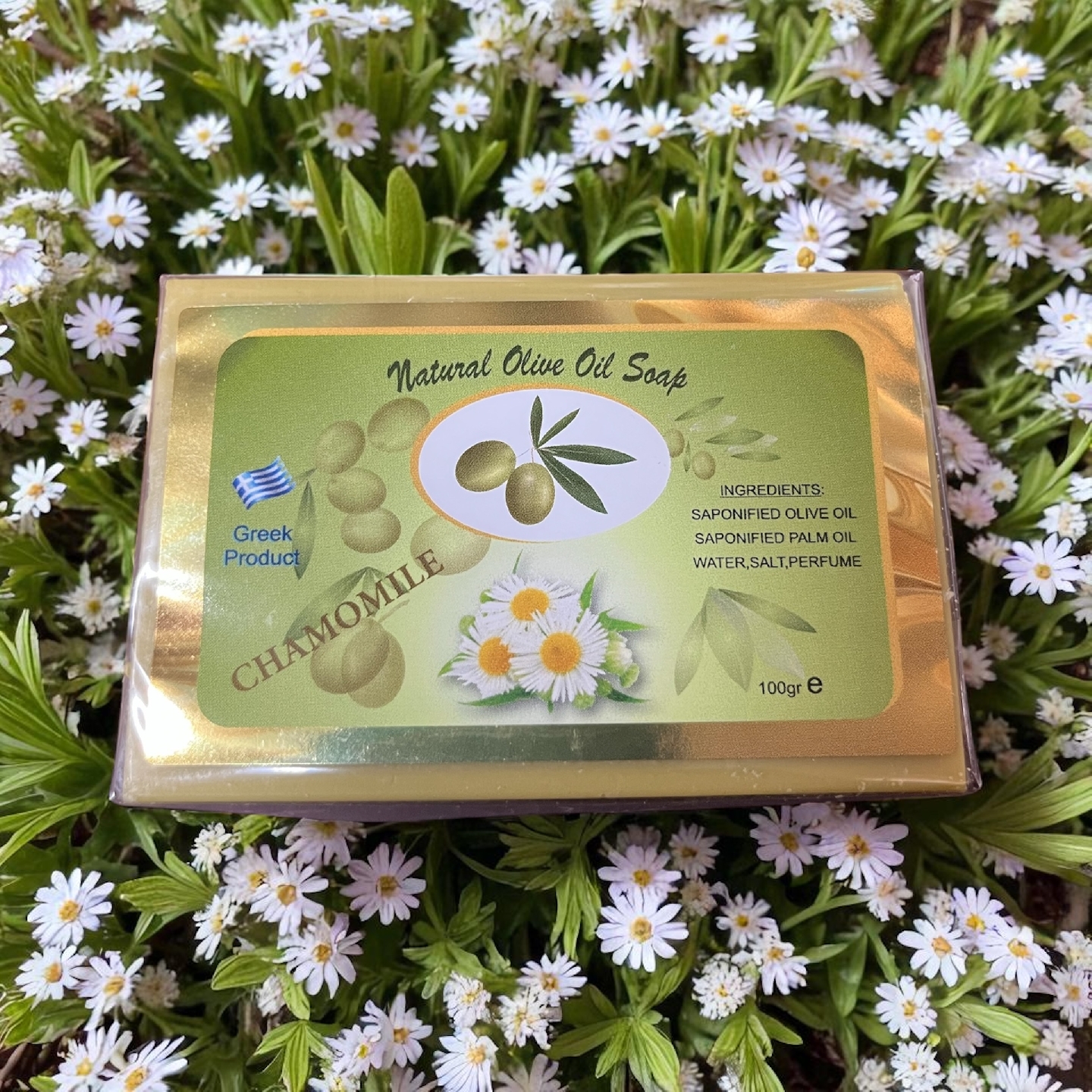 Natural Olive Oil Soap with Chamomile