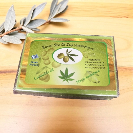 Natural Olive Oil Soap with Cannabis Oil