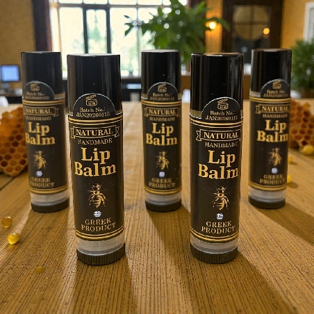 2X Greek Traditional Handmade Beeswax Lip Balm-0