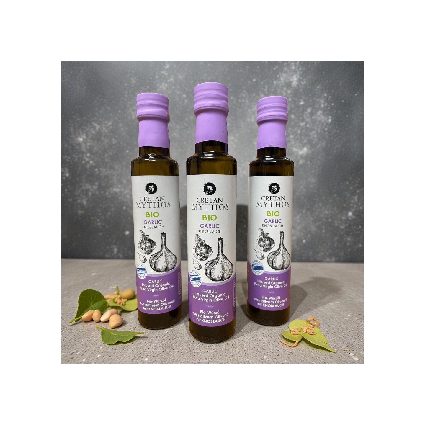 Cretan Garlic Organic Extra Virgin Olive Oil
