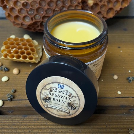 Platinum Award - Winning Organic Handmade Beeswax Balm with St John’s Wort Oil-1