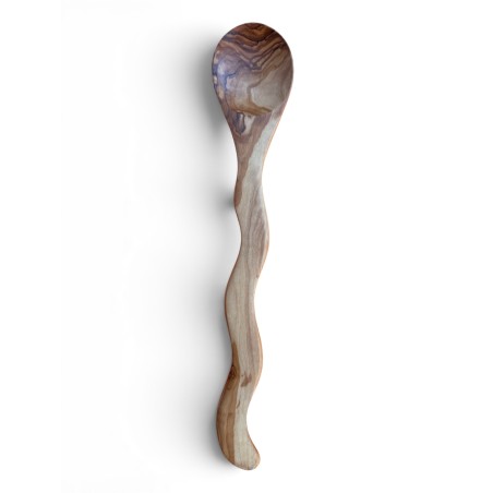 Olive Wood Snake Utensils