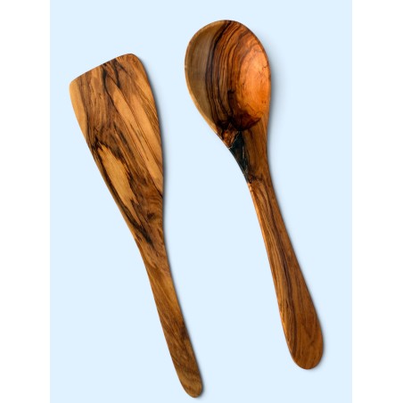 Olive Wood Set - 8-Piece Handcrafted Kitchen & Serving Set|Home