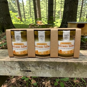 Greek Traditional Handmade Beeswax Balms | Set of 3