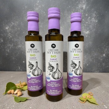 Cretan Garlic Organic Extra Virgin Olive Oil