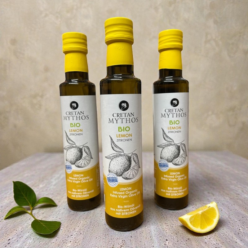 Cretan Lemon Organic Extra Virgin Olive Oil