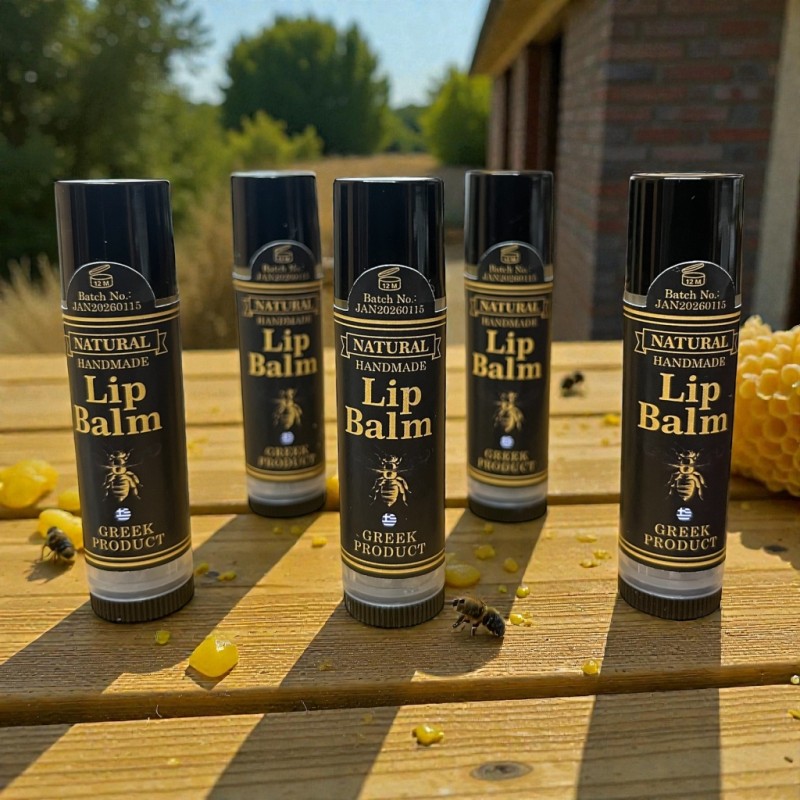 Greek Traditional Handmade Premium Lip Balm (Beeswax Balm)