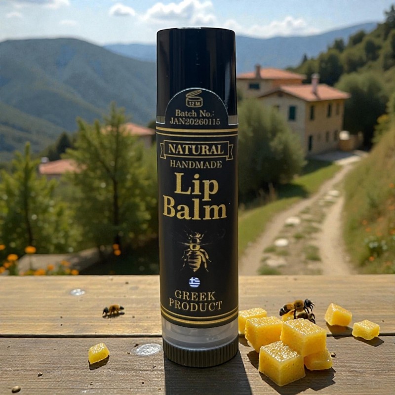 Greek Traditional Handmade Premium Lip Balm (Beeswax Balm)