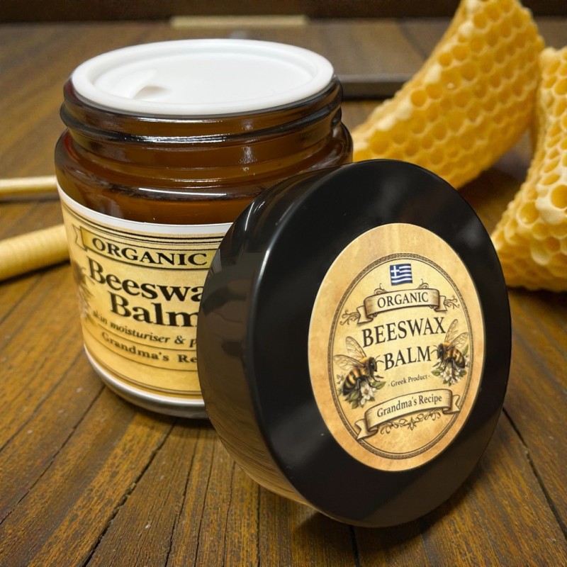 Handmade Greek Beeswax Balm with St John’s Wort Oil